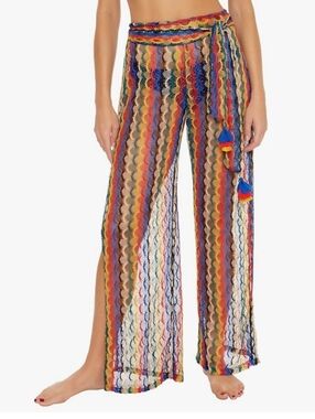 Trina Turk Swimwear Iseree Crochet Pants Size Small NWT
